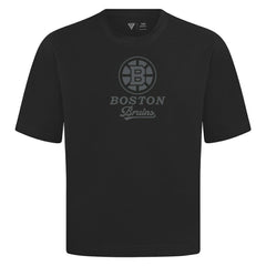 Boston Bruins Levelwear Shadow Surge Luxe Signature Knit T-Shirt - Black | US 203613998