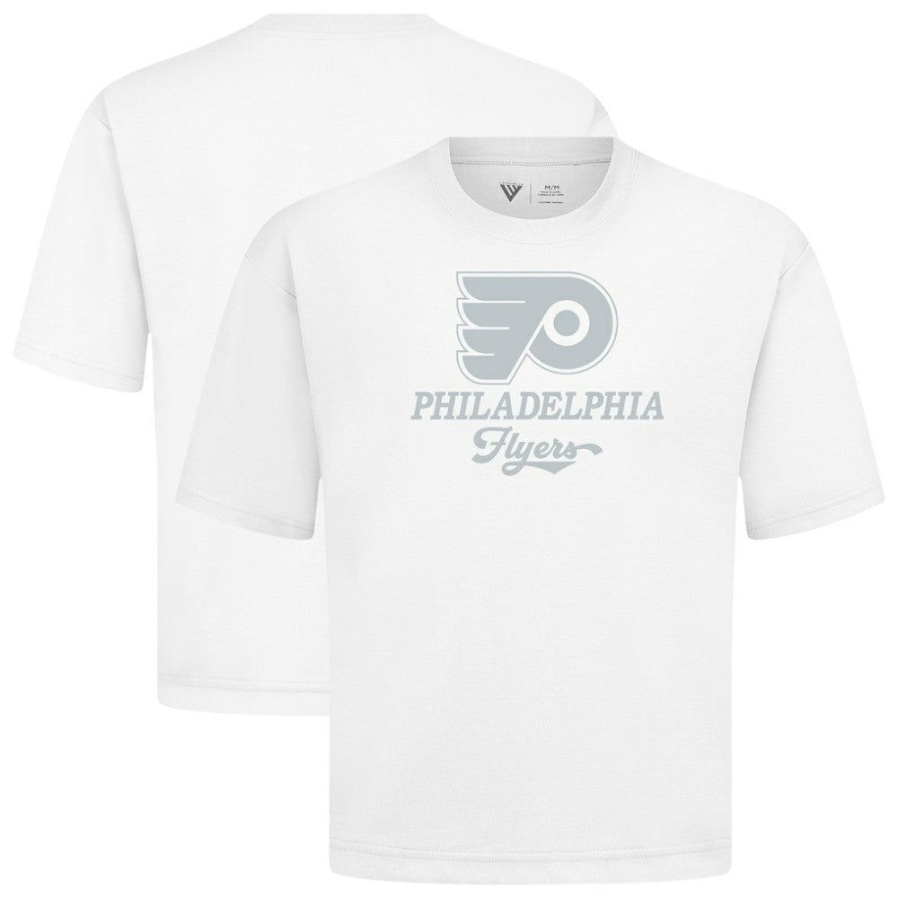 Philadelphia Flyers Levelwear Shadow Surge Luxe Signature Knit T-Shirt - White | US 203614005