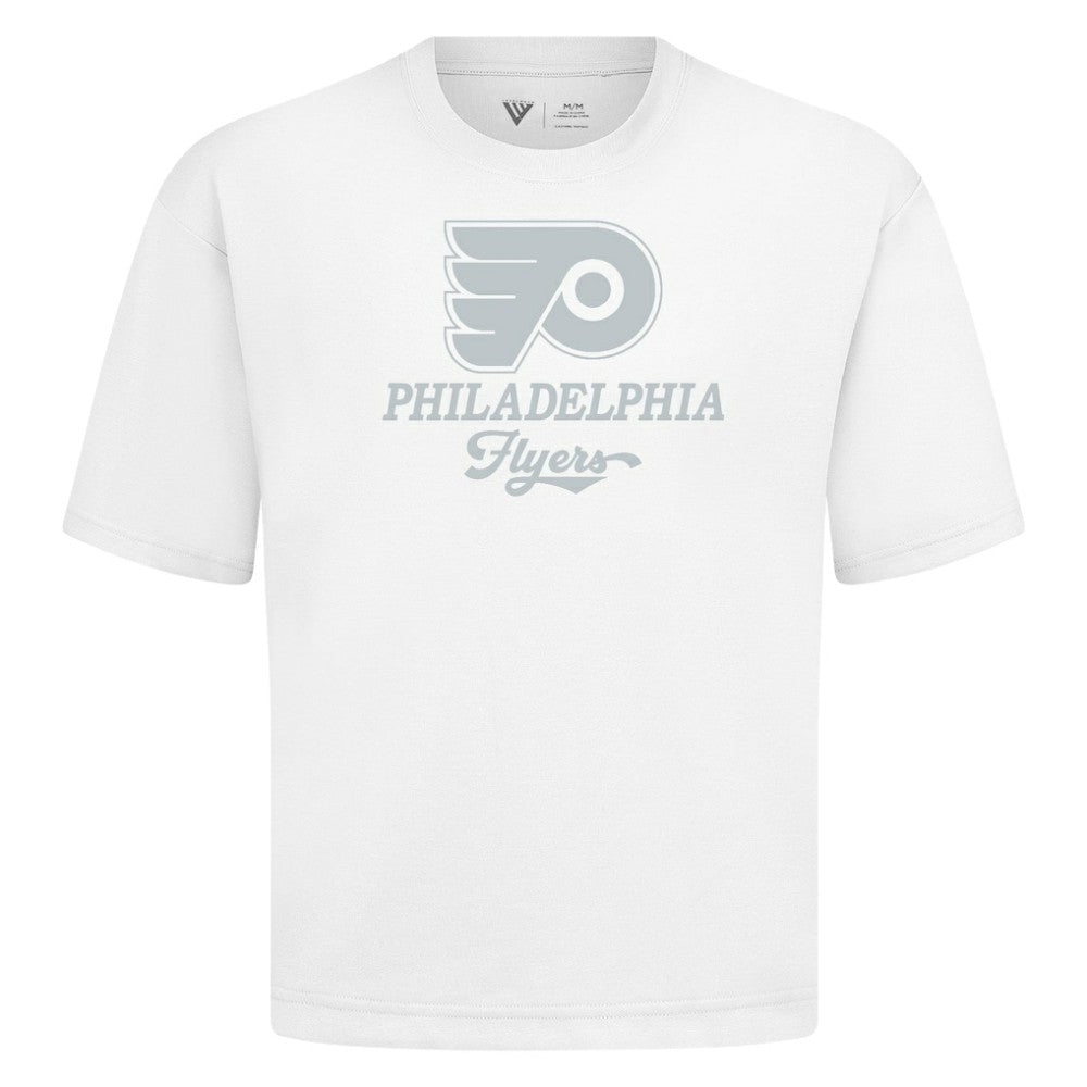Philadelphia Flyers Levelwear Shadow Surge Luxe Signature Knit T-Shirt - White | US 203614005