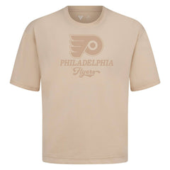 Philadelphia Flyers Levelwear Shadow Surge Luxe Signature Knit T-Shirt - Khaki | US 203614007