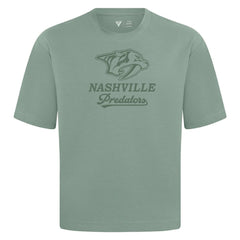Nashville Predators Levelwear Shadow Surge Luxe Signature Knit T-Shirt - Green | US 203614014