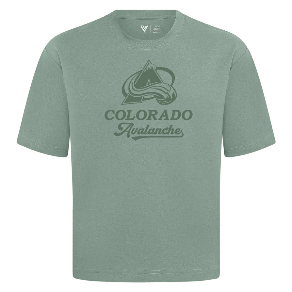 Colorado Avalanche Levelwear Shadow Surge Luxe Signature Knit T-Shirt - Green | US 203614024