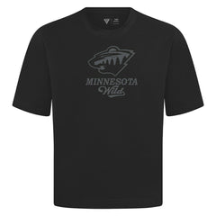 Minnesota Wild Levelwear Shadow Surge Luxe Signature Knit T-Shirt - Black | US 203614029