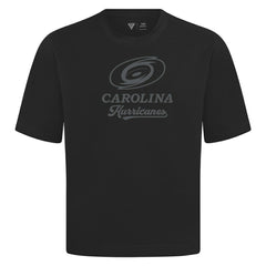 Carolina Hurricanes Levelwear Shadow Surge Luxe Signature Knit T-Shirt - Black | US 203614033