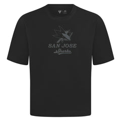 San Jose Sharks Levelwear Shadow Surge Luxe Signature Knit T-Shirt - Black | US 203614069