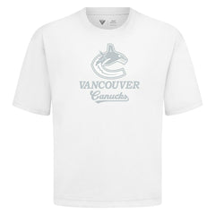 Vancouver Canucks Levelwear Shadow Surge Luxe Signature Knit T-Shirt - White | US 203614070
