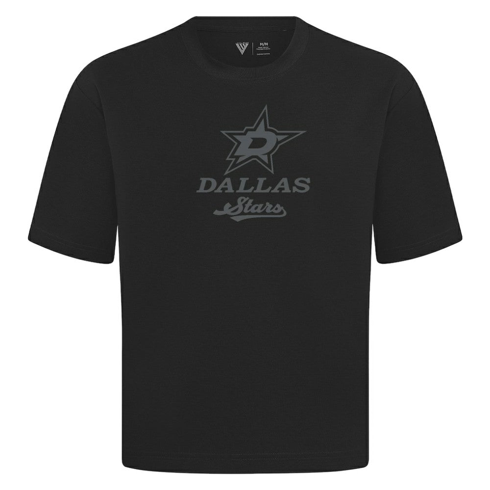 Dallas Stars Levelwear Shadow Surge Luxe Signature Knit T-Shirt - Black | US 203614071