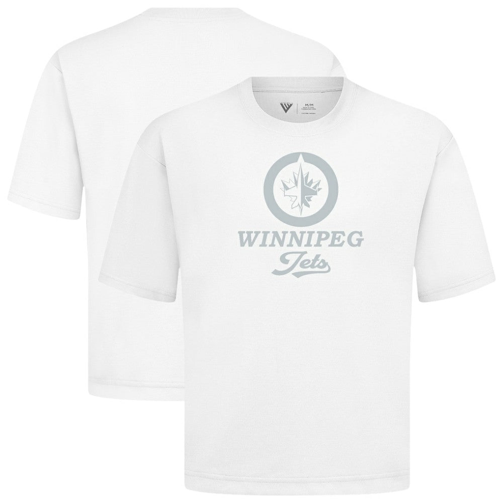 Winnipeg Jets Levelwear Shadow Surge Luxe Signature Knit T-Shirt - White | US 203614073