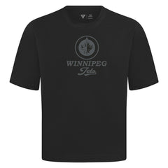 Winnipeg Jets Levelwear Shadow Surge Luxe Signature Knit T-Shirt - Black | US 203614077