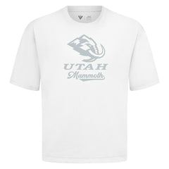 Utah Mammoth Levelwear Shadow Surge Luxe Signature Knit T-Shirt - White | US 203614083