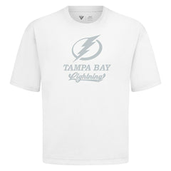 Tampa Bay Lightning Levelwear Shadow Surge Luxe Signature Knit T-Shirt - White | US 203614095