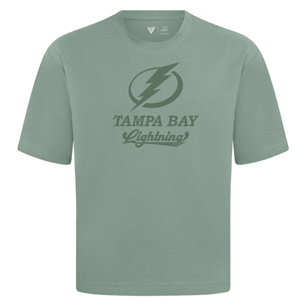 Tampa Bay Lightning Levelwear Shadow Surge Luxe Signature Knit T-Shirt - Green | US 203614097