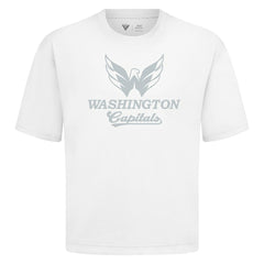 Washington Capitals Levelwear Shadow Surge Luxe Signature Knit T-Shirt - White | US 203614101