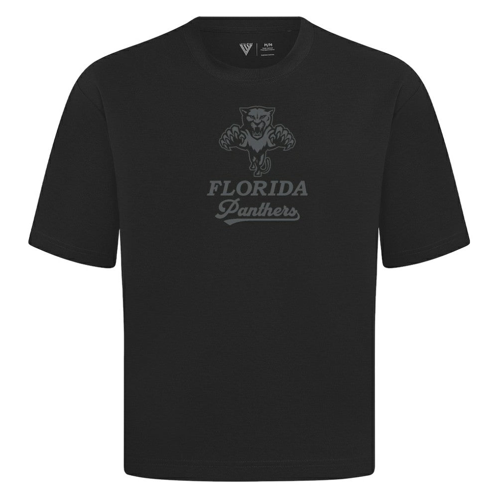 Florida Panthers Levelwear Shadow Surge Luxe Signature Knit T-Shirt - Black | US 203614103