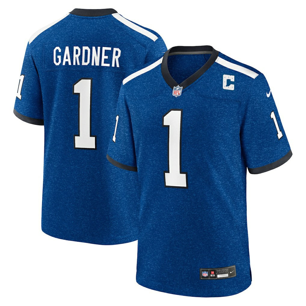 Ahmad Sauce Gardner Indianapolis Colts Alternate 2 Indiana Nights Game Jersey - Heather Royal Jerseys