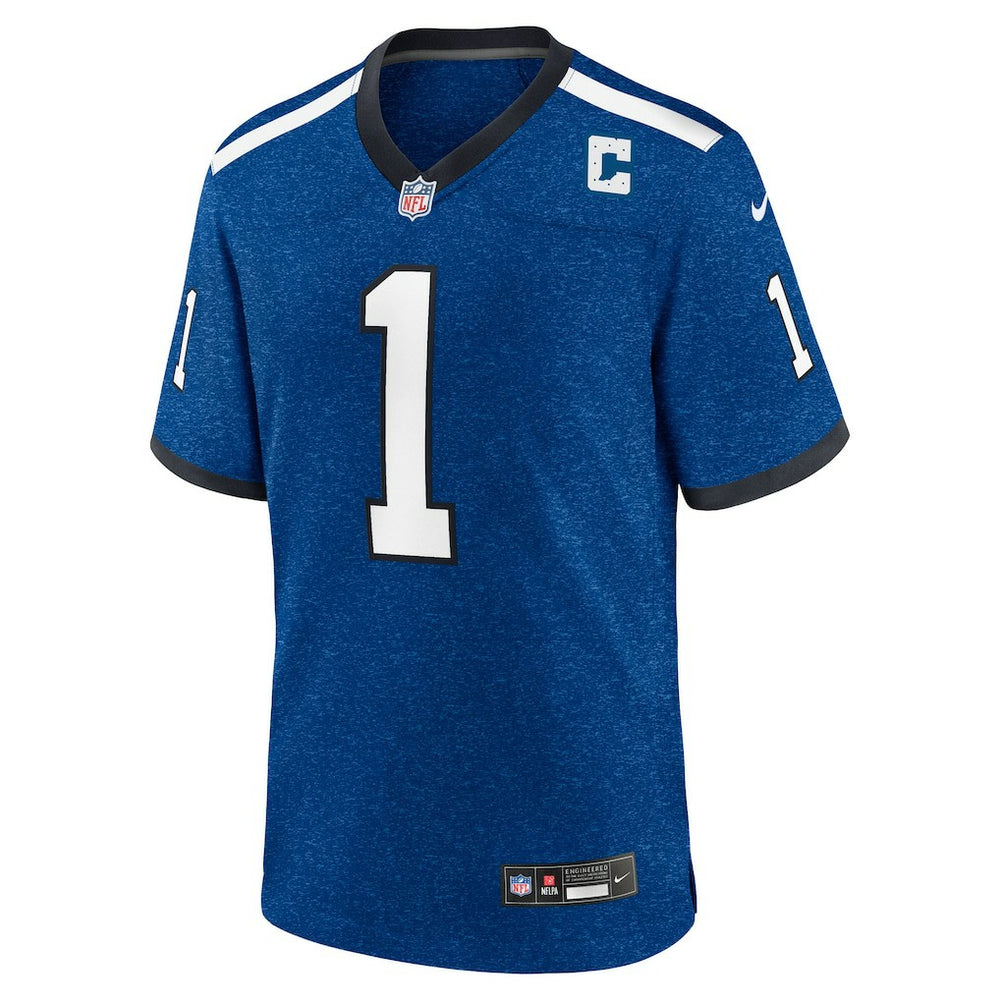 Ahmad Sauce Gardner Indianapolis Colts Alternate 2 Indiana Nights Game Jersey - Heather Royal Jerseys