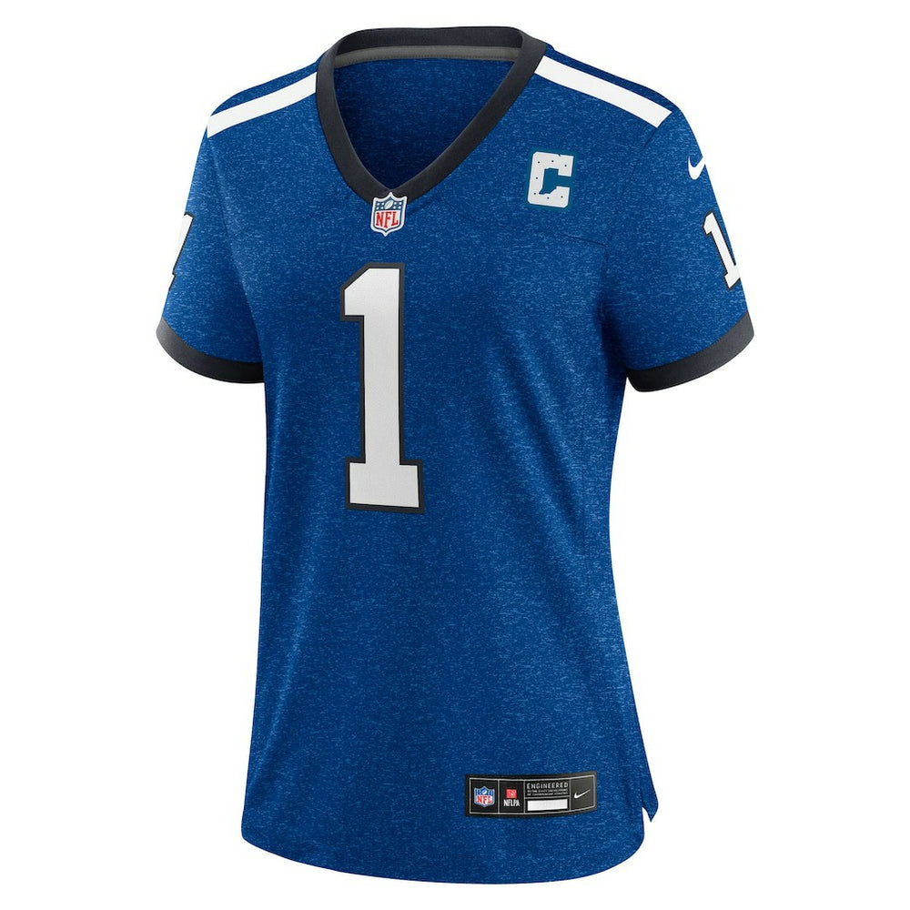 Ahmad Sauce Gardner Indianapolis Colts Women's Alternate 2 Indiana Nights Game Jersey - Heather Royal Jerseys