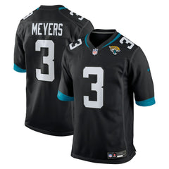 Jakobi Meyers Jacksonville Jaguars Alternate Game Jersey - Black Jerseys