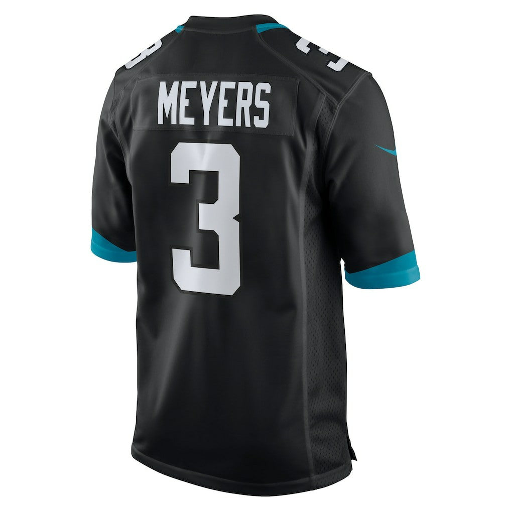 Jakobi Meyers Jacksonville Jaguars Alternate Game Jersey - Black Jerseys