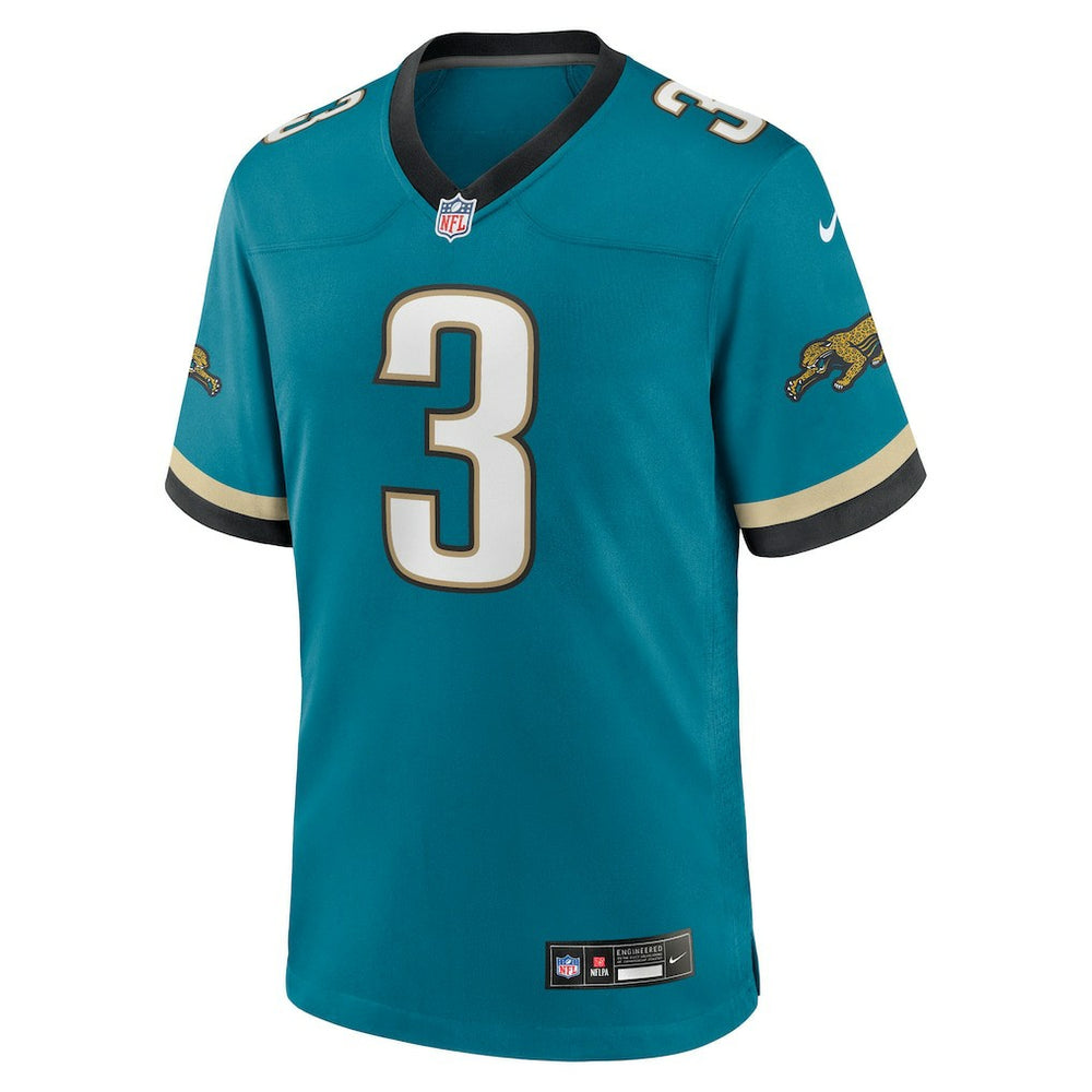 Jakobi Meyers Jacksonville Jaguars Alternate 2 Prowler Throwback Game Jersey - Teal Jerseys