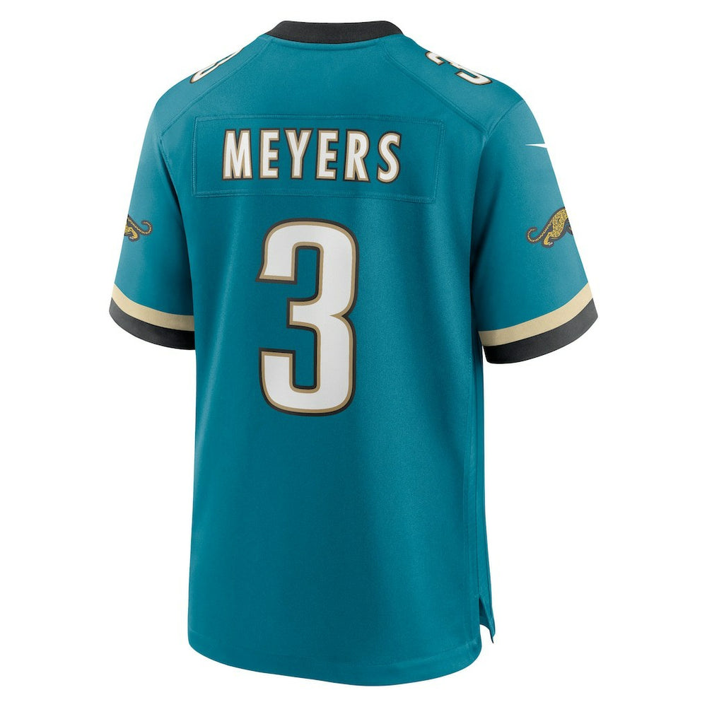 Jakobi Meyers Jacksonville Jaguars Alternate 2 Prowler Throwback Game Jersey - Teal Jerseys