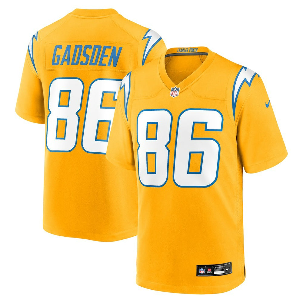 Oronde Gadsden Los Angeles Chargers Alternate Charger Power Game Jersey - Gold Jerseys