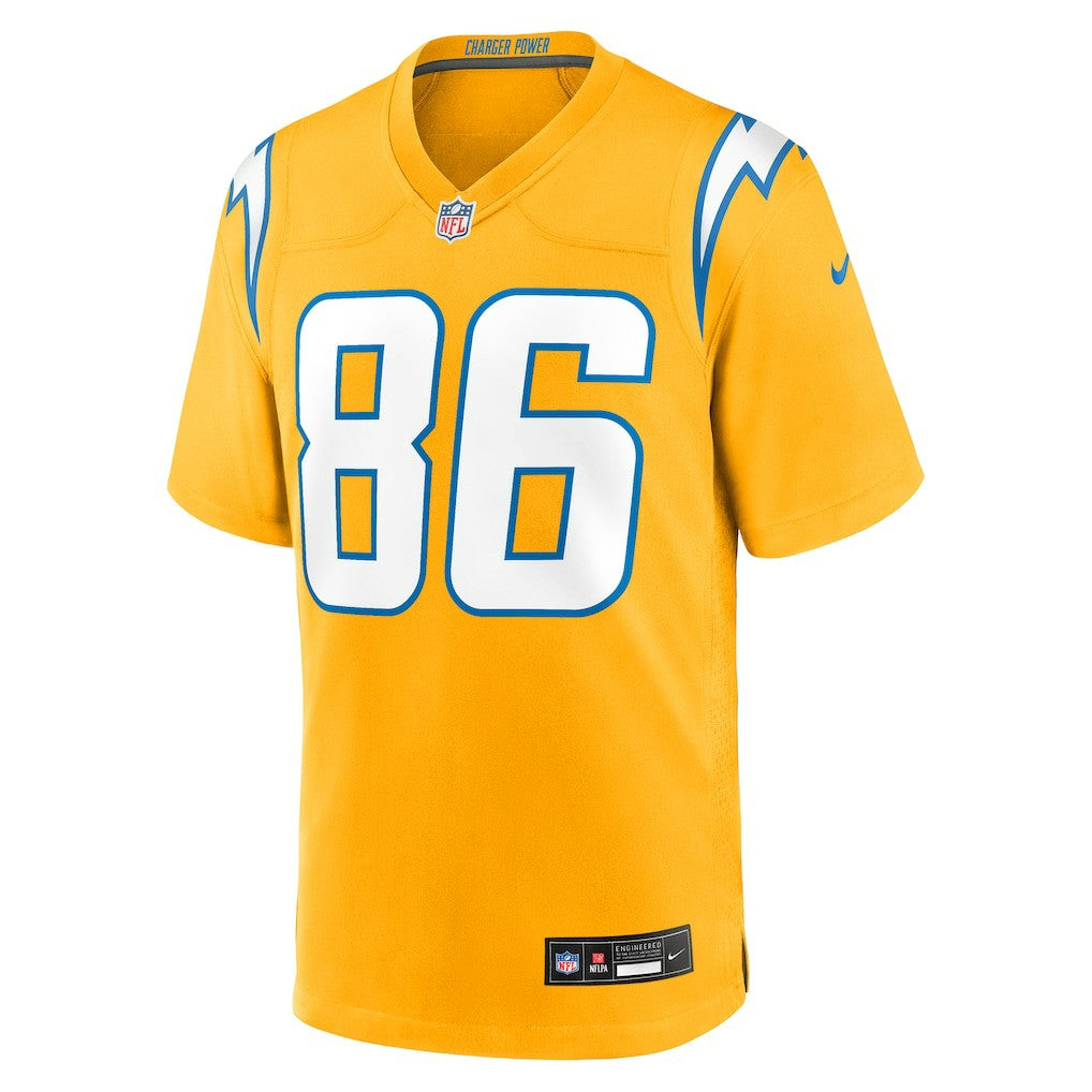 Oronde Gadsden Los Angeles Chargers Alternate Charger Power Game Jersey - Gold Jerseys