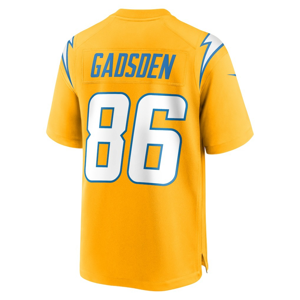 Oronde Gadsden Los Angeles Chargers Alternate Charger Power Game Jersey - Gold Jerseys