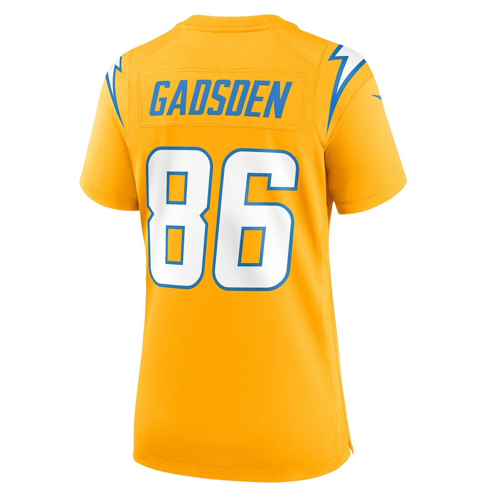 Oronde Gadsden Los Angeles Chargers Women's Alternate Charger Power Game Jersey - Gold Jerseys