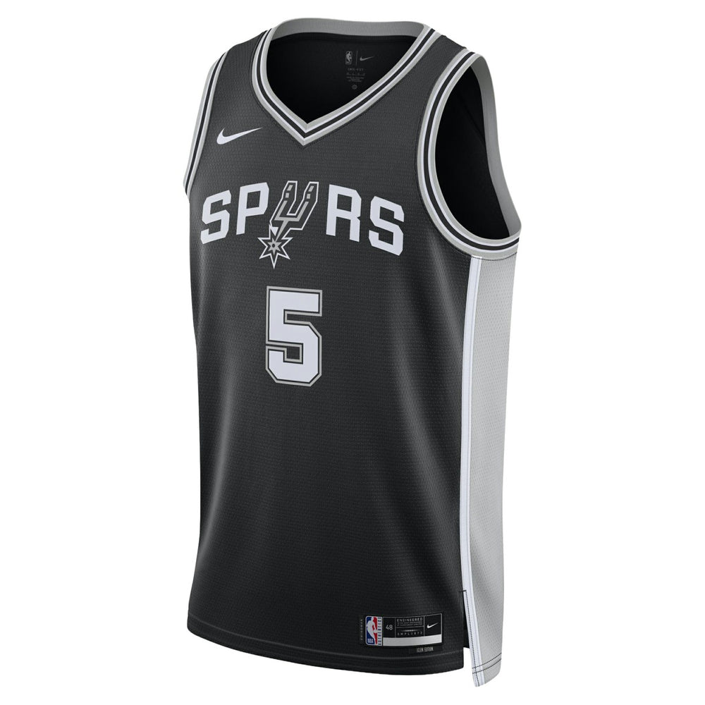 Stephon Castle San Antonio Spurs Unisex Swingman Jersey Icon Edition Black - Nike