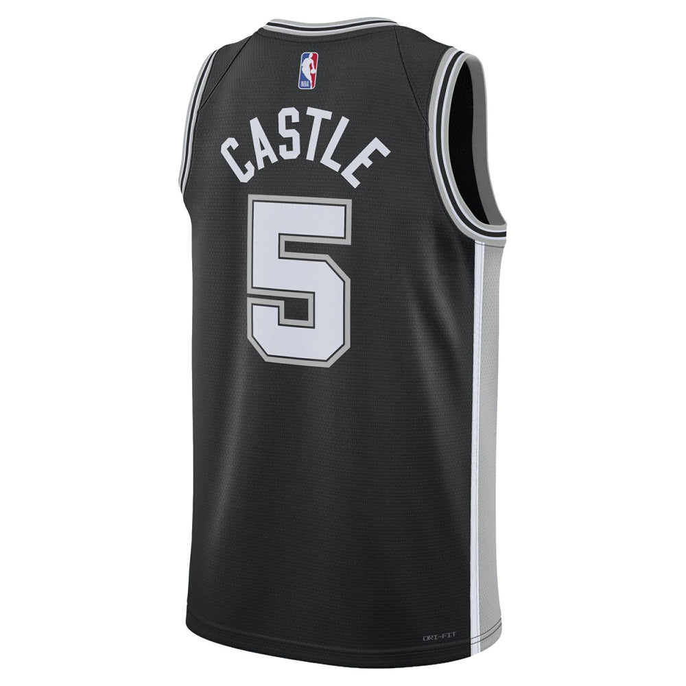 Stephon Castle San Antonio Spurs Unisex Swingman Jersey Icon Edition Black - Nike