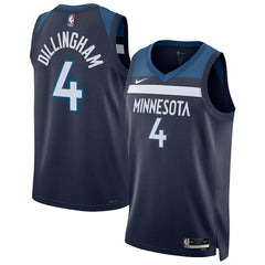 Rob Dillingham Minnesota Timberwolves Unisex Swingman Jersey Icon Edition Navy - Nike outlet