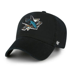 San Jose Sharks '47 Logo Clean Up Adjustable Hat - Black | US 203622141