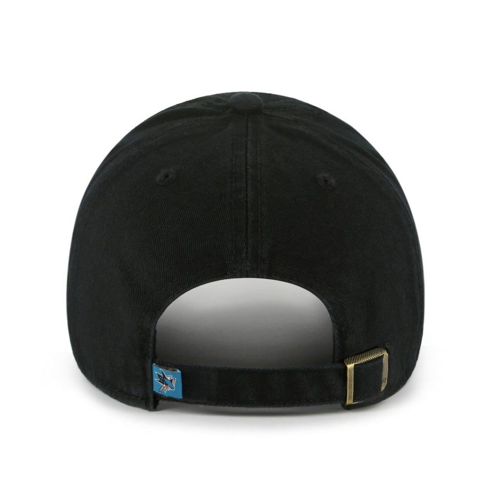 San Jose Sharks '47 Logo Clean Up Adjustable Hat - Black | US 203622141