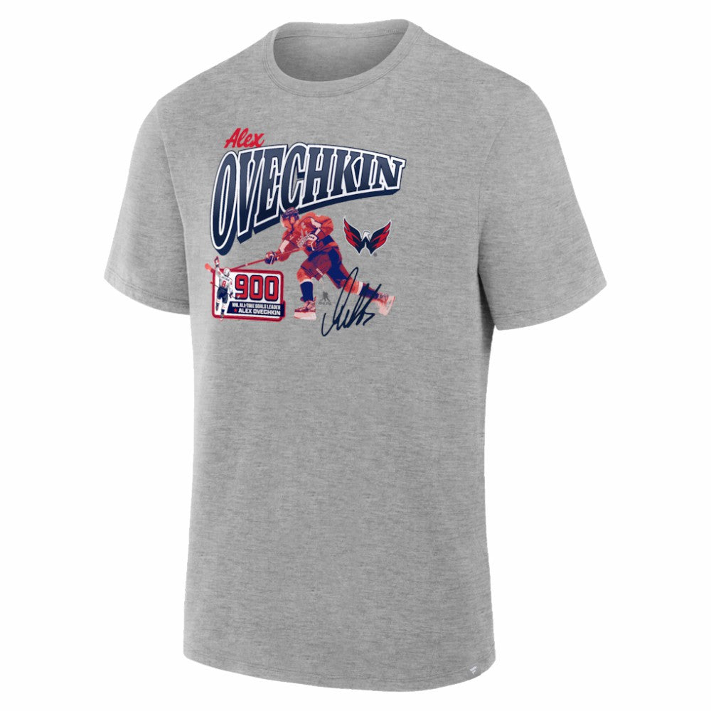 Alexander Ovechkin Washington Capitals 900th Career Goal Legacy T-Shirt - Gray | US 203622189