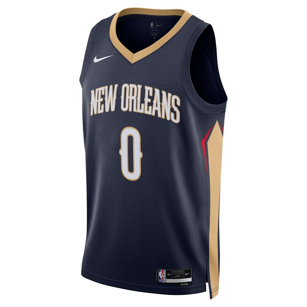 Jeremiah Fears New Orleans Pelicans Unisex Swingman Jersey Icon Edition Navy - Nike