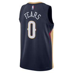 Jeremiah Fears New Orleans Pelicans Unisex Swingman Jersey Icon Edition Navy - Nike