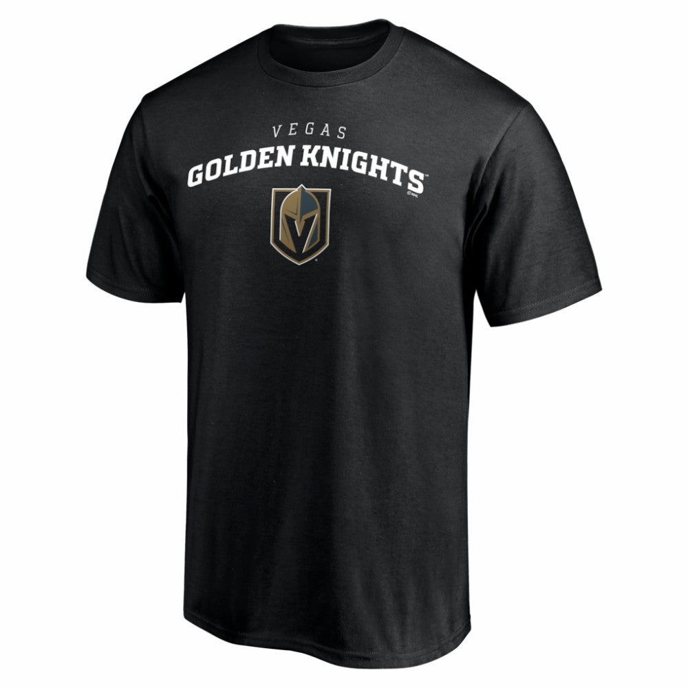 Vegas Golden Knights Team Lockup T-Shirt - Black | US 203624957