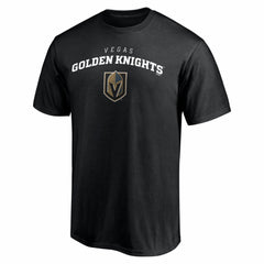 Vegas Golden Knights Team Lockup T-Shirt - Black | US 203624957