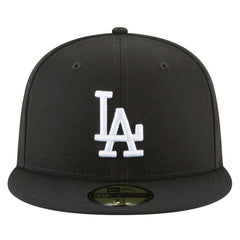 Los Angeles Dodgers New Era 2024/25 Back-to-Back Champions Diamond Side Patch 59FIFTY Fitted Hat - Black Hats