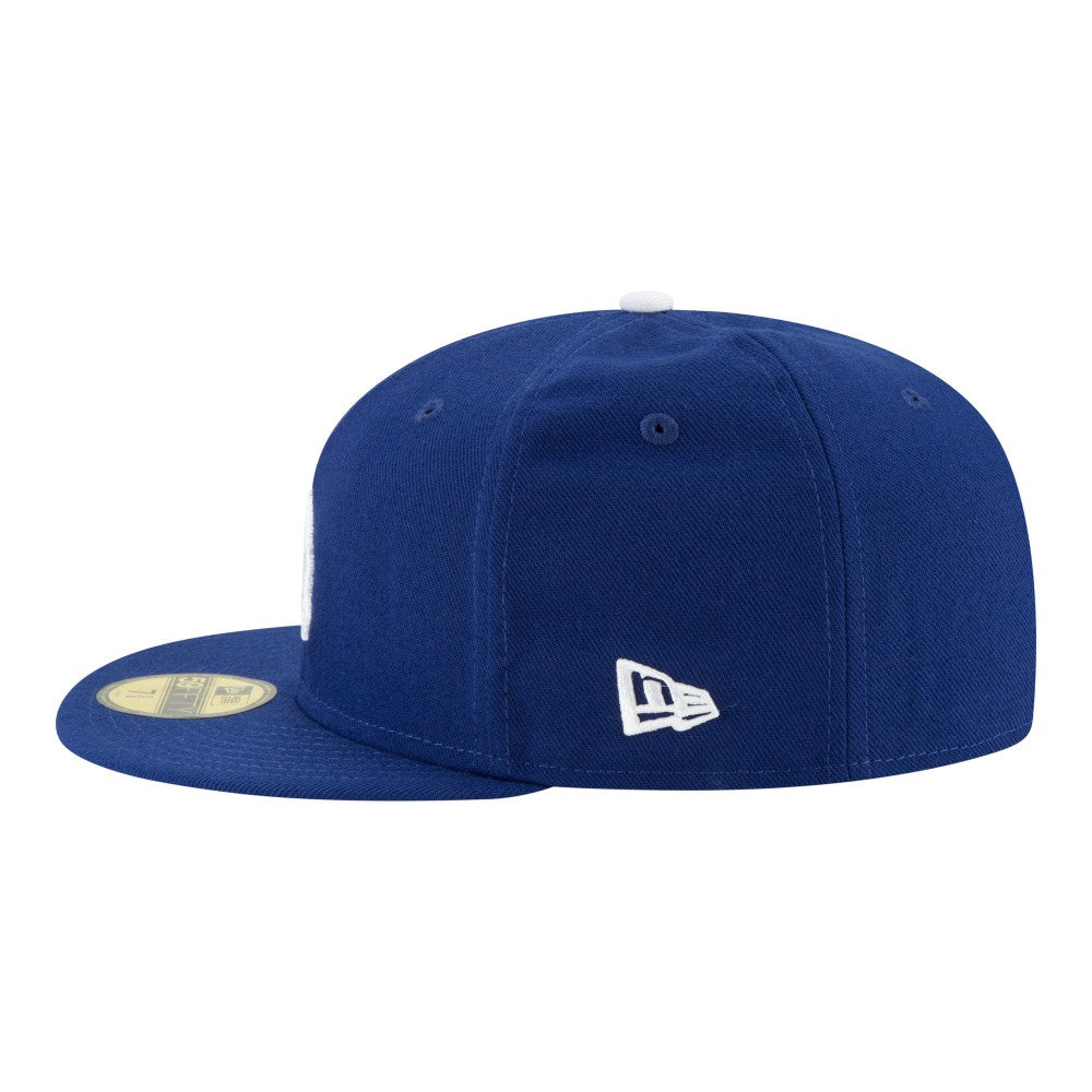 Los Angeles Dodgers New Era Back-to-Back Champions Diamond Side Patch 59FIFTY Fitted Hat - Royal Hats