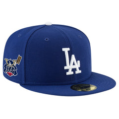 Los Angeles Dodgers New Era 2025 Champions Samurai Side Patch 59FIFTY Fitted Hat - Royal Hats