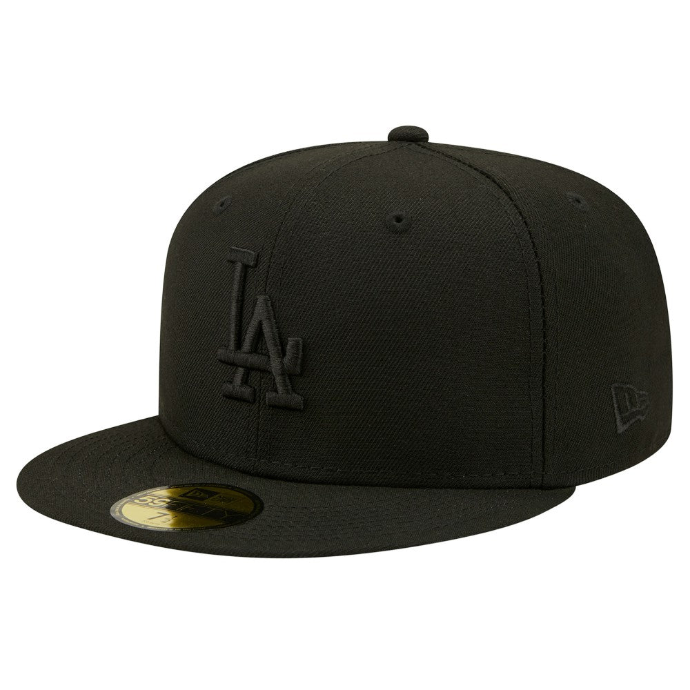 Los Angeles Dodgers New Era 2024/25 Back to Back Champions Circle Side Patch Fitted 59FIFTY Hat - Black Hats