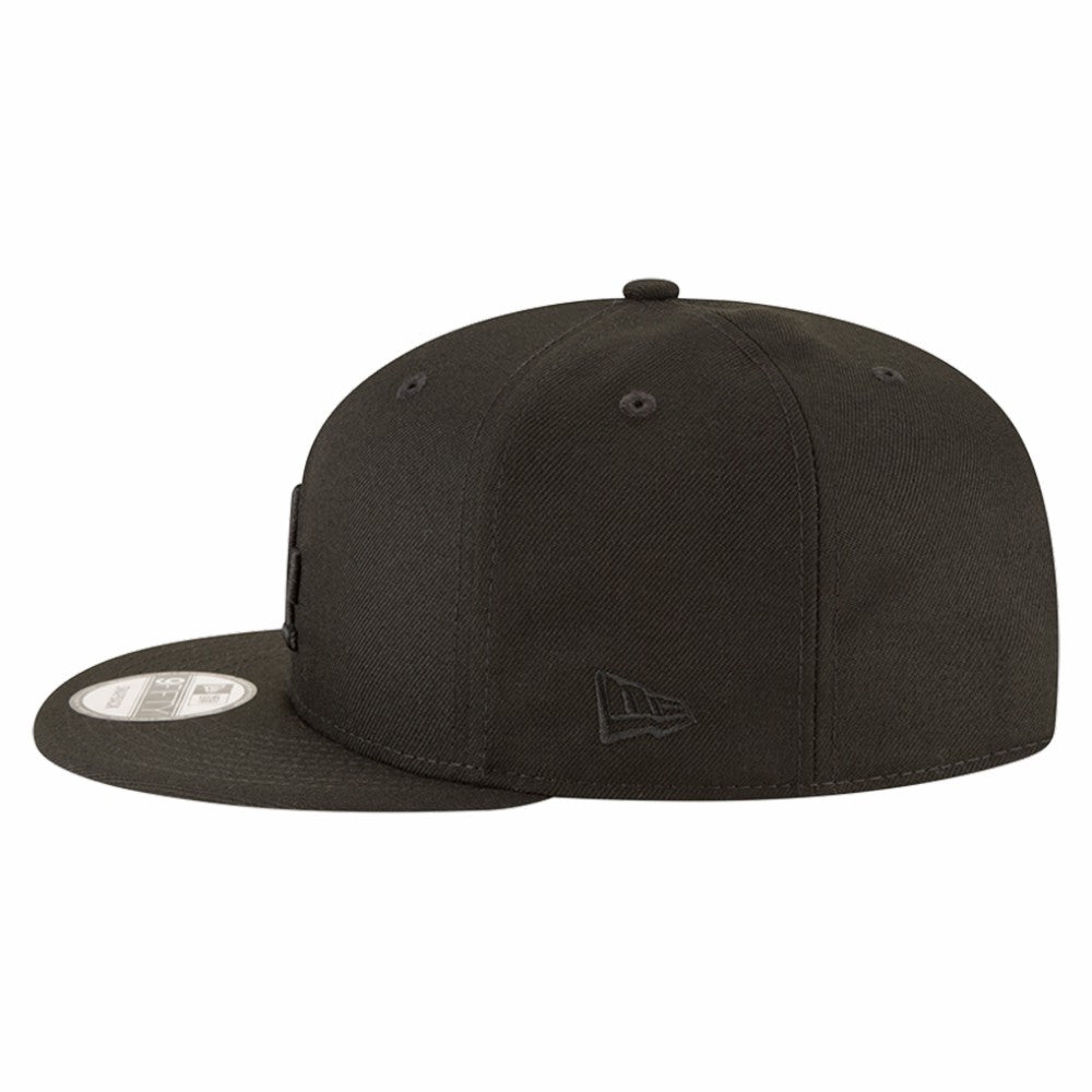 Los Angeles Dodgers New Era 2024/25 Back-to-Back Champions Circle Side Patch 9FIFTY Snapback Hat - Black Hats
