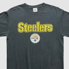 Pittsburgh Steelers NFL 2000s Long Sleeve T-shirt - Black T-shirts