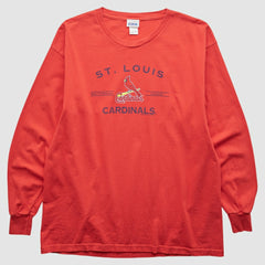 St. Louis Cardinals CSA 2000s Long Sleeve T-shirt - Red - Vintage T-shirts