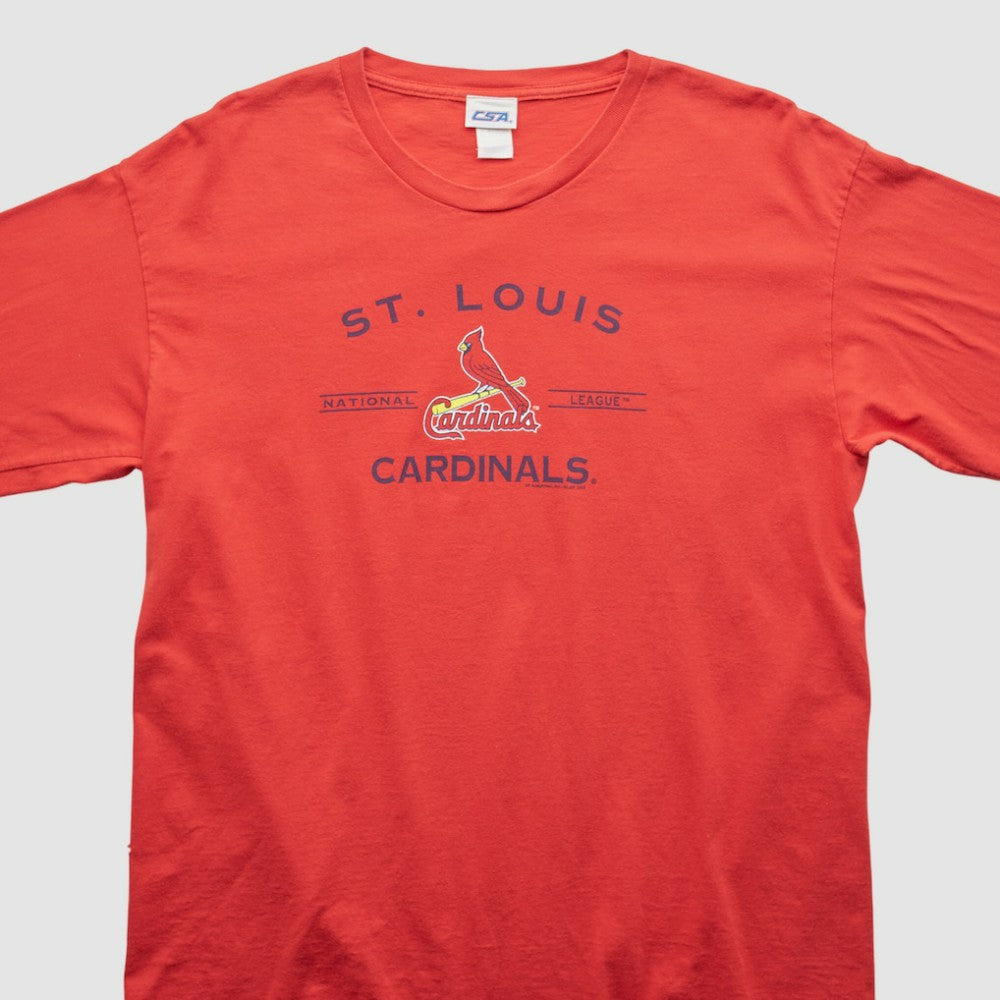 St. Louis Cardinals CSA 2000s Long Sleeve T-shirt - Red - Vintage T-shirts