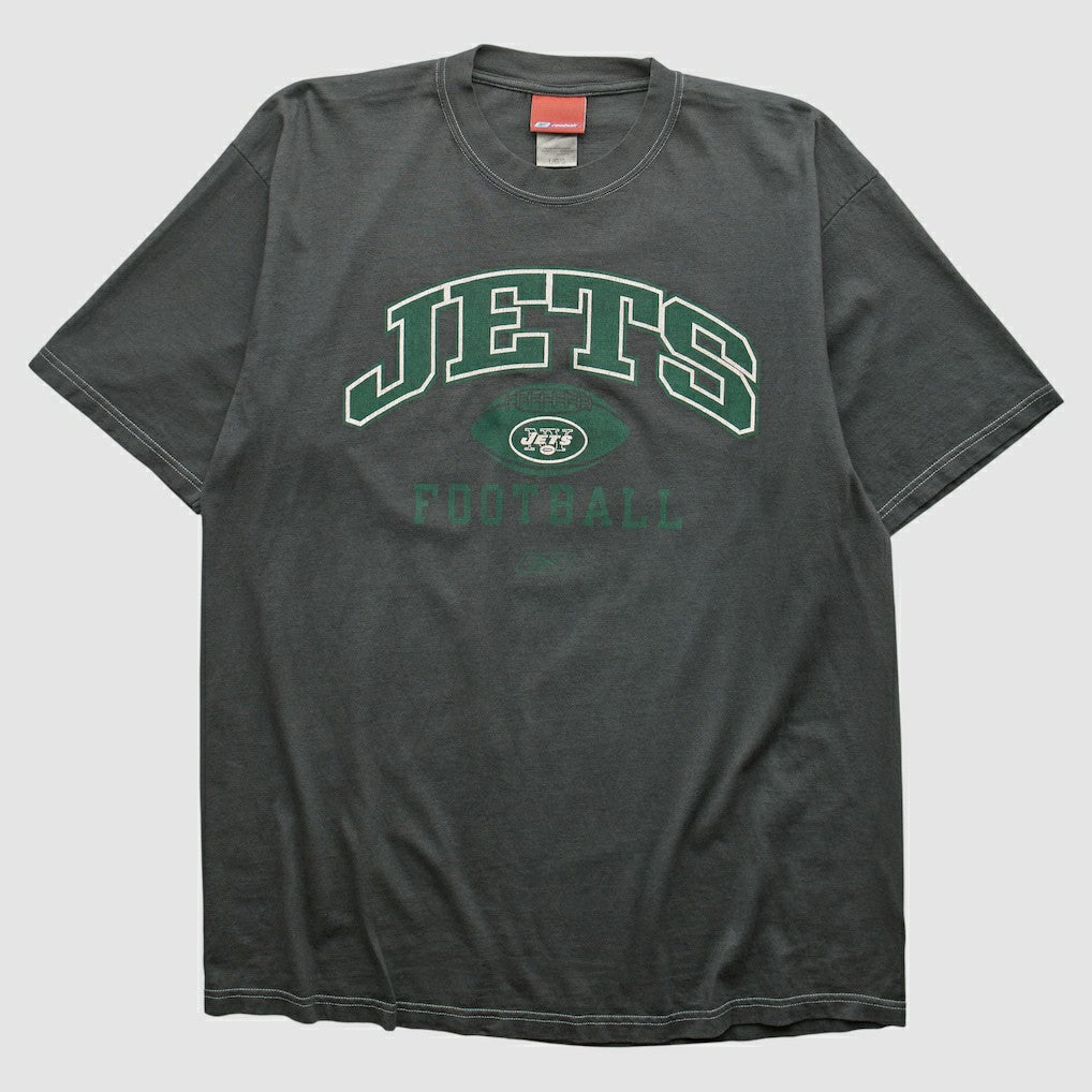 New York Jets Reebok 2000s T-shirt - Charcoal T-shirts