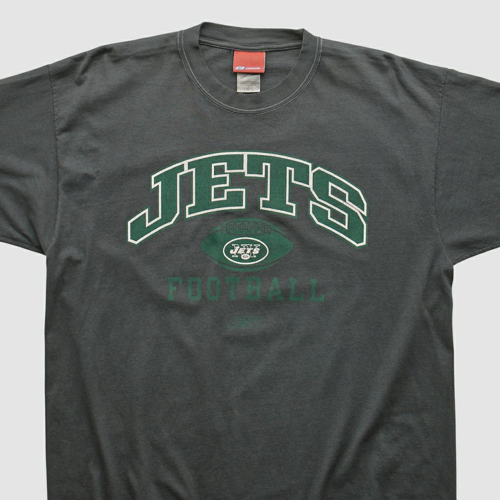 New York Jets Reebok 2000s T-shirt - Charcoal T-shirts