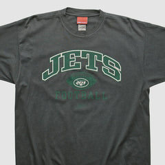 New York Jets Reebok 2000s T-shirt - Charcoal T-shirts